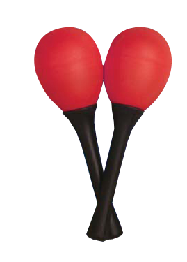 Mano Percussion EM120 Egg Maracas on Handle