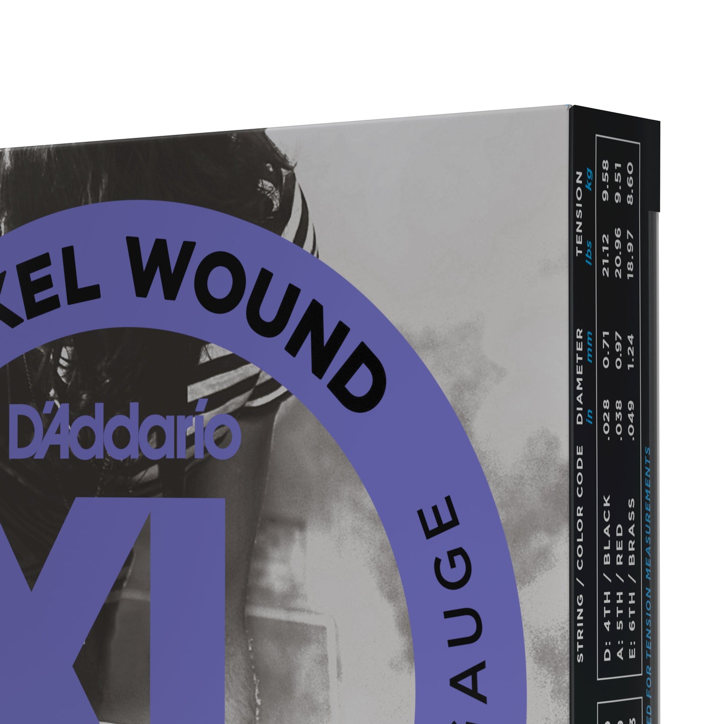 D'Addario - EXL115-3D - 3 Pack Nickel Wound Blues Jazz 11-49 - Electric Guitar Strings
