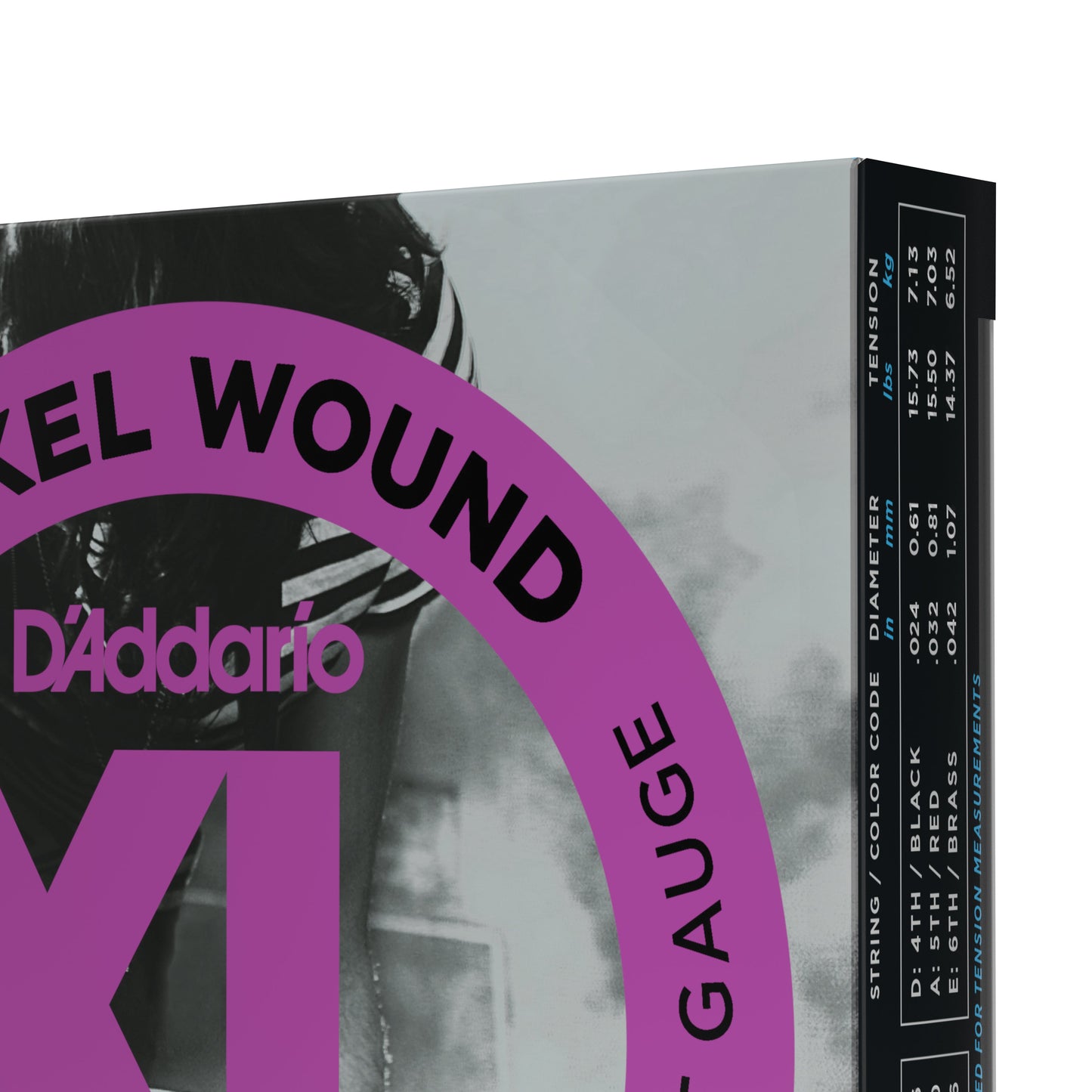 D'Addario - EXL120-3D - 3 Pack Nickel Wound Super Light 9-42 - Electric Guitar Strings