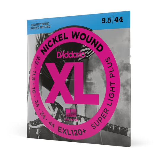 DAddario EXL120 Nickel Wound Electric Guitar Strings, Super-Light, 09-42