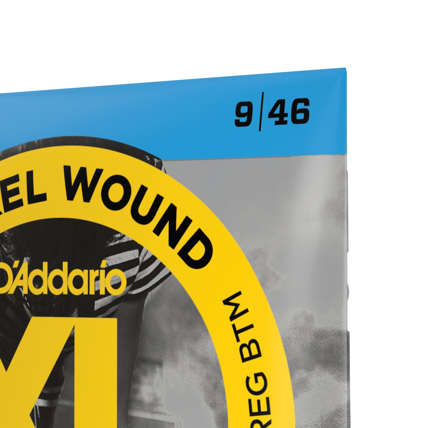 DAddario EXL125 Nickel Wound Electric Guitar Strings, Super Light Top/ Regular Bottom, 09-46