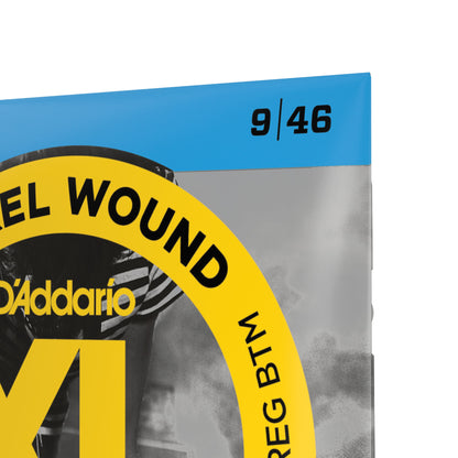 DAddario EXL125 Nickel Wound Electric Guitar Strings, Super Light Top/ Regular Bottom, 09-46