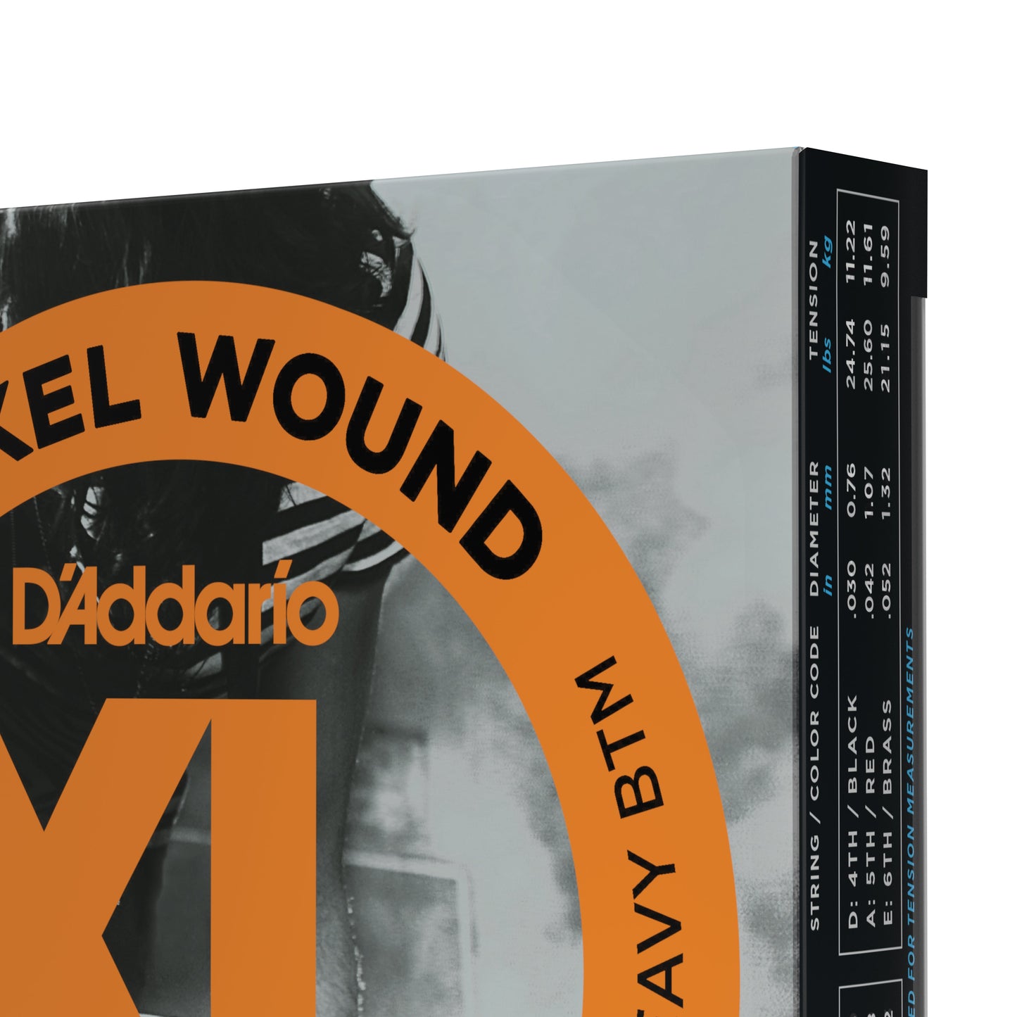 D'Addario - EXL140-3D - 3 Pack Nickel Wound Light Top Heavy Bottom 10-52 - Electric Guitar Strings