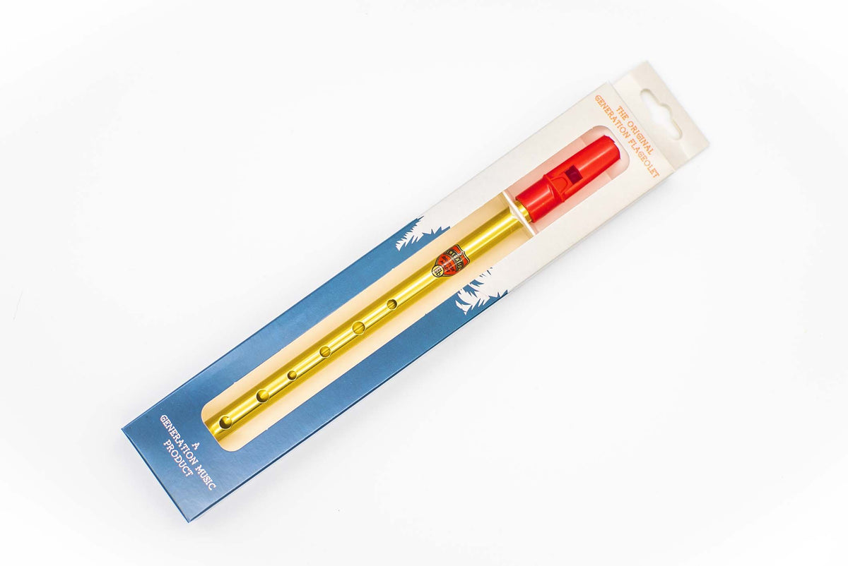 Generation Original Flageolet Tin Whistle Brass E Flat