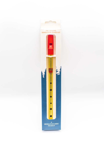 Generation Original Flageolet Tin Whistle Brass E Flat