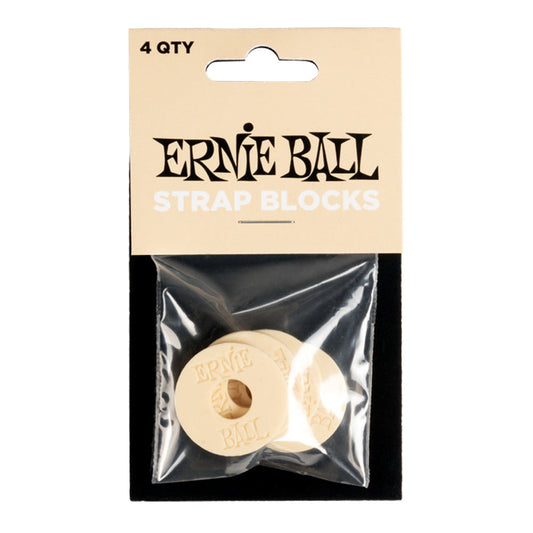Ernie Ball Strap Blocks (4-pack, Cream)