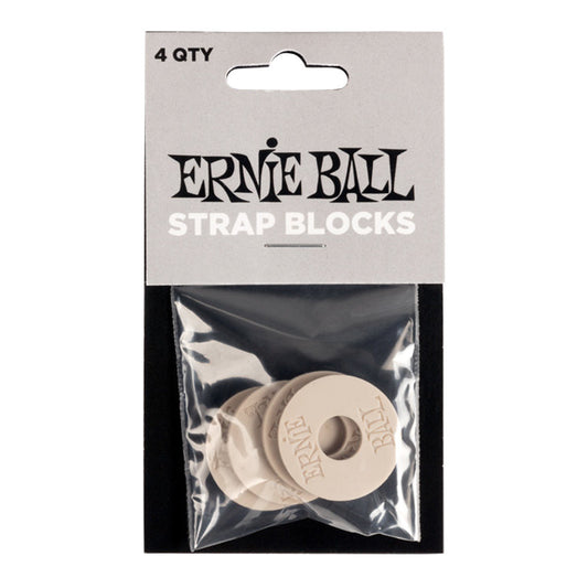 Ernie Ball Strap Blocks (4-pack, Grey)