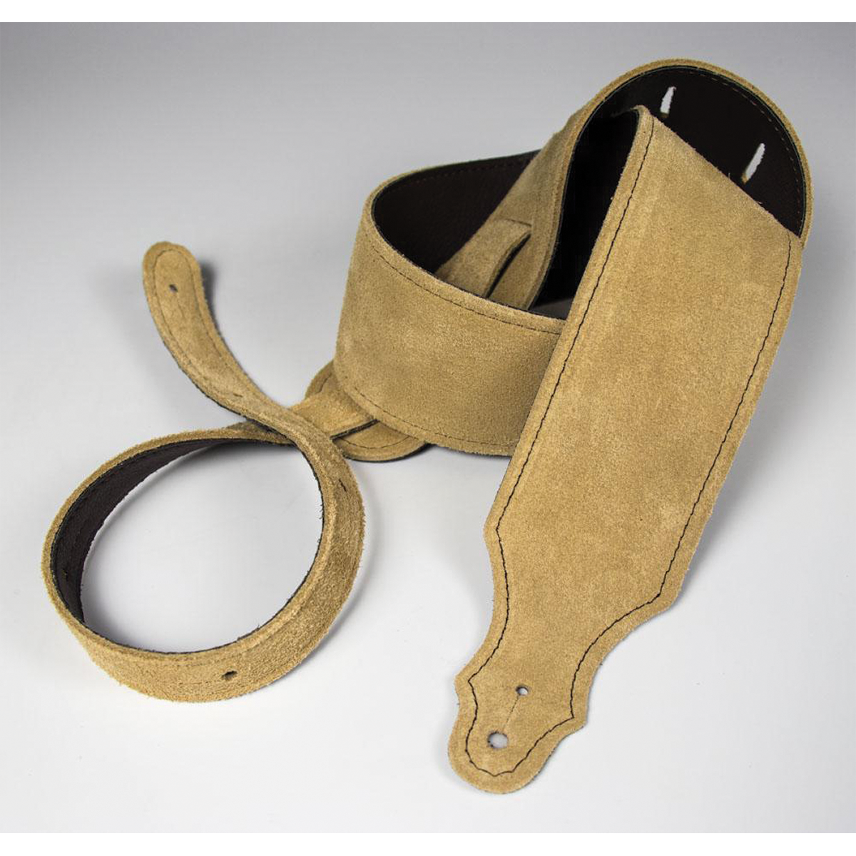 Franklin 2.5 Inch Honey Purist Suede Strap with Buck Backing