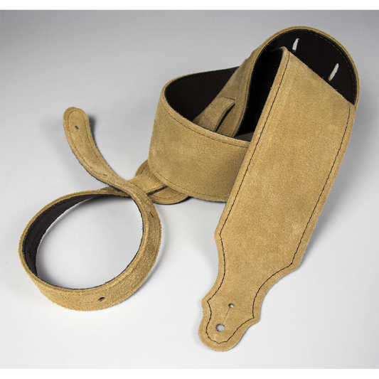 Franklin 2.5 Inch Honey Purist Suede Strap with Buck Backing