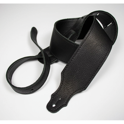 Franklin 2.5 Inch Black Purist Leather Strap with Buck Backing