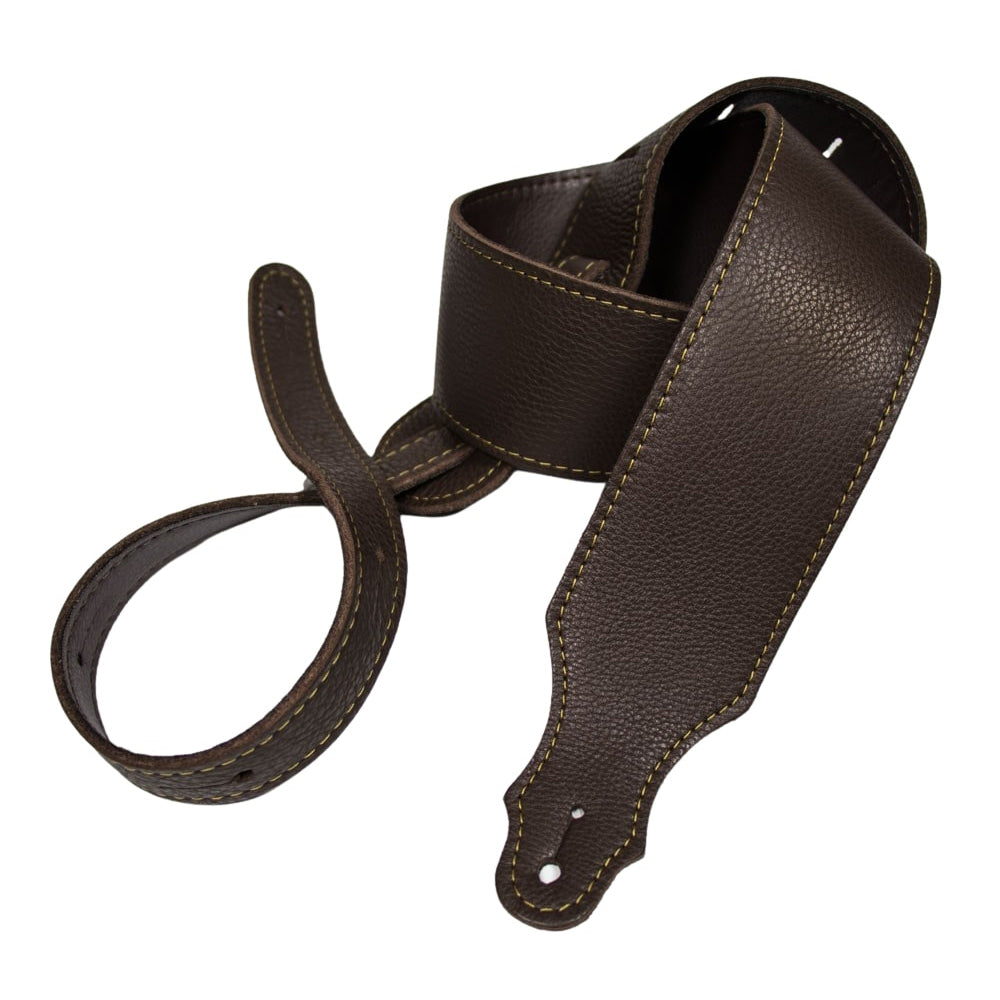Franklin 2.5 Inch Chocolate Purist Leather Strap with Buck Backing