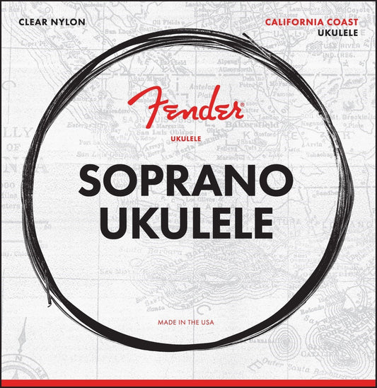 Fender California Coast soprano ukulele strings