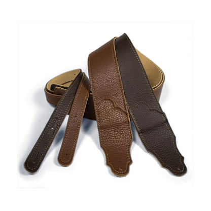 Franklin Original  3 Inch Caramel Glove Leather with Gold Stitching