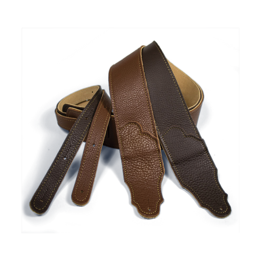 Franklin Original  3 Inch Caramel Glove Leather with Gold Stitching