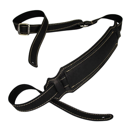 Franklin Vintage Black Glove leather w/suede backing and 2.5" shoulder pad