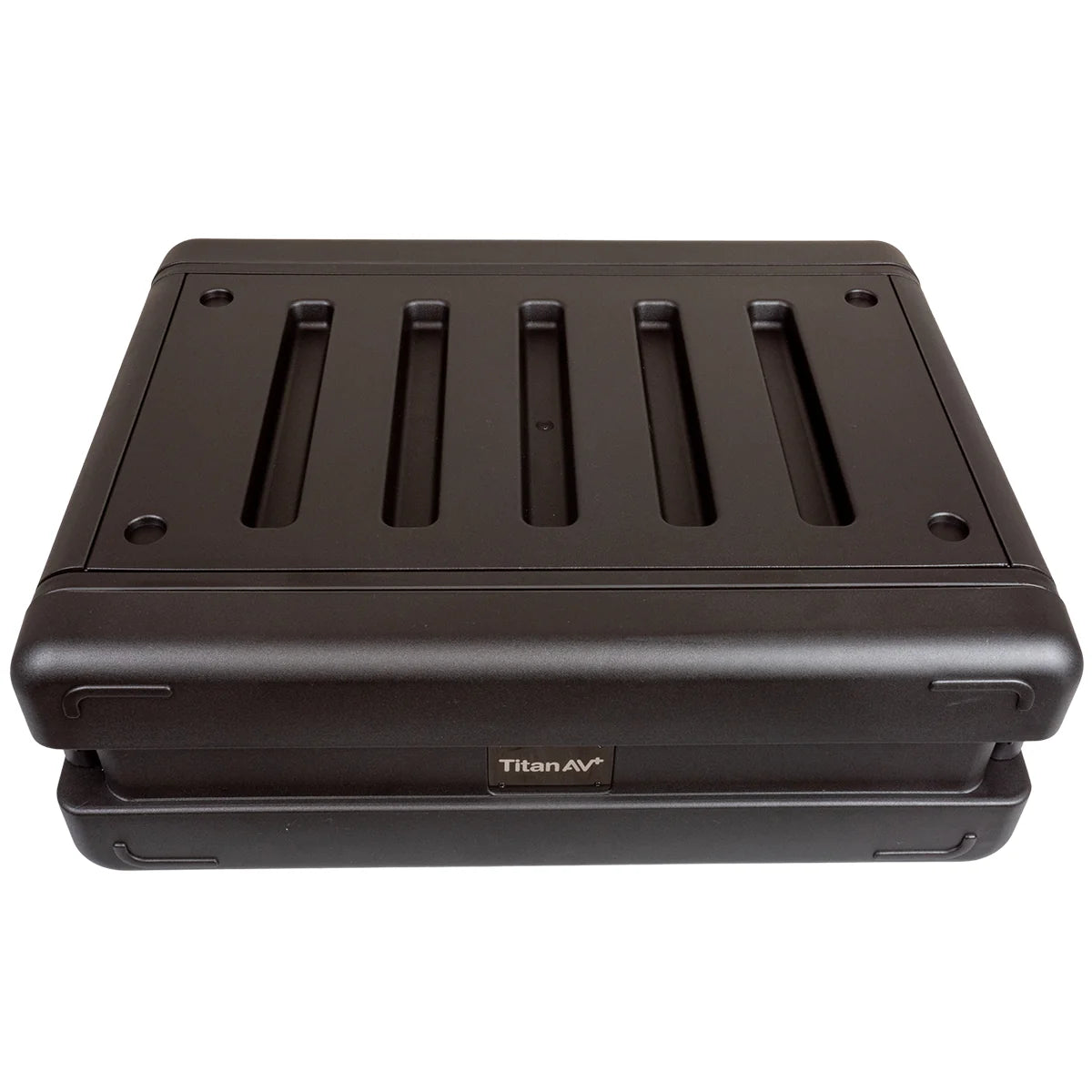 Titan AV 3U Shallow Rack Case with Plastic Hard Shell