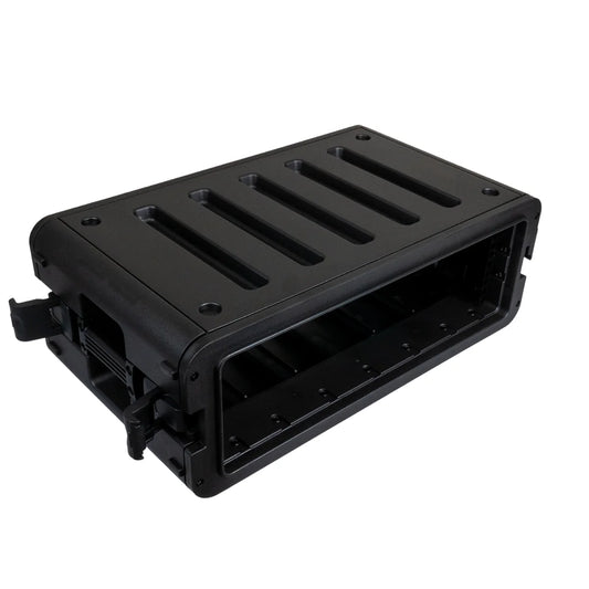 Titan AV 3U Shallow Rack Case with Plastic Hard Shell