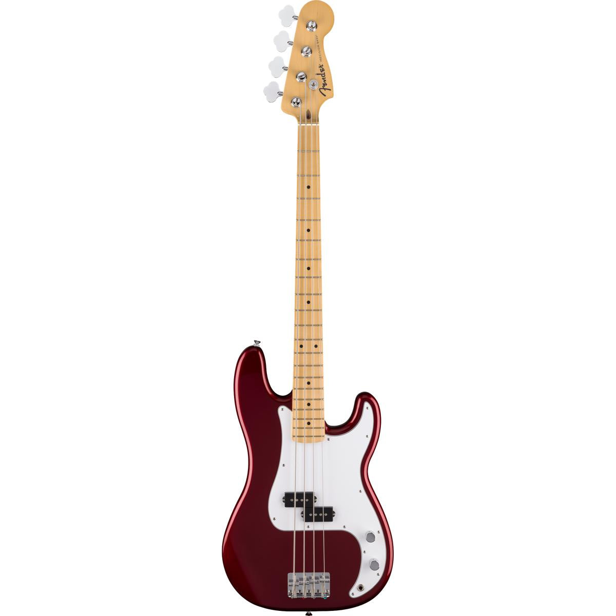 Standard Precision Bass®, Maple Fingerboard, White Pickguard, Candy Cola