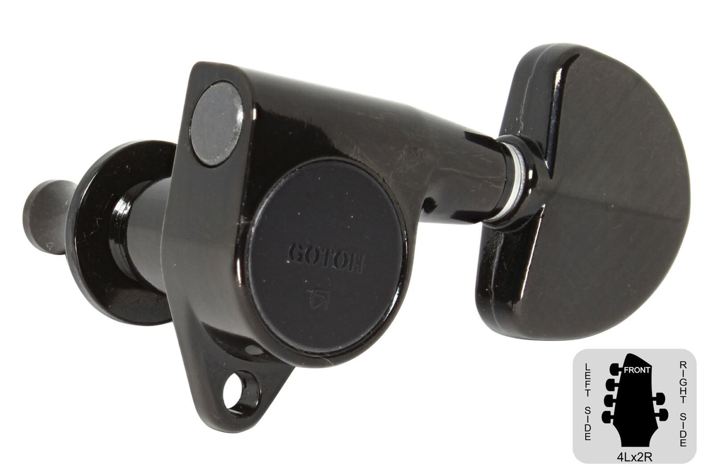 Gotoh G30KB Deluxe guitar machine heads - black