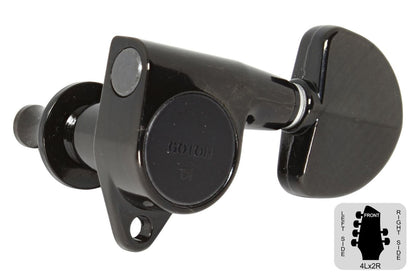 Gotoh G30KB Deluxe guitar machine heads - black