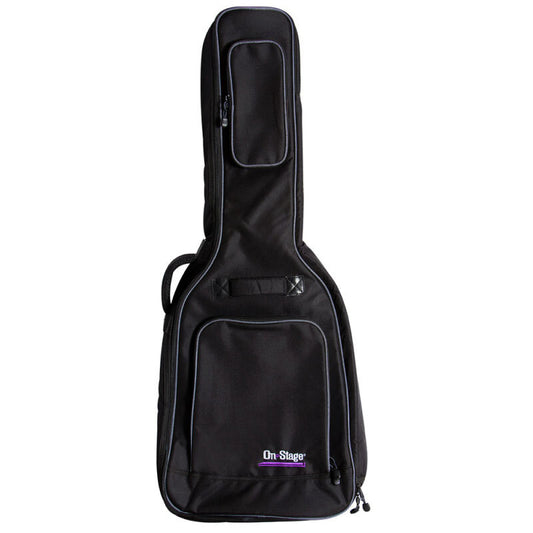 On Stage Deluxe Acoustic Guitar Gig Bag in Black
