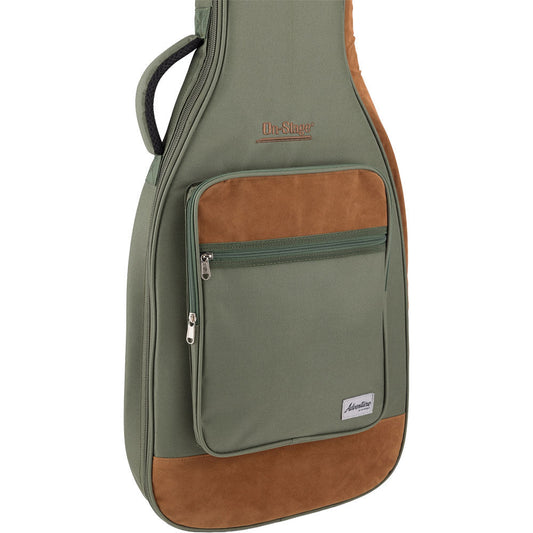 On-Stage Adventure Series Bass Guitar Gig Bag Green/Brown