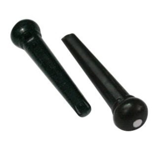 AMS GP310B Bridge Pin Black W/White Dot