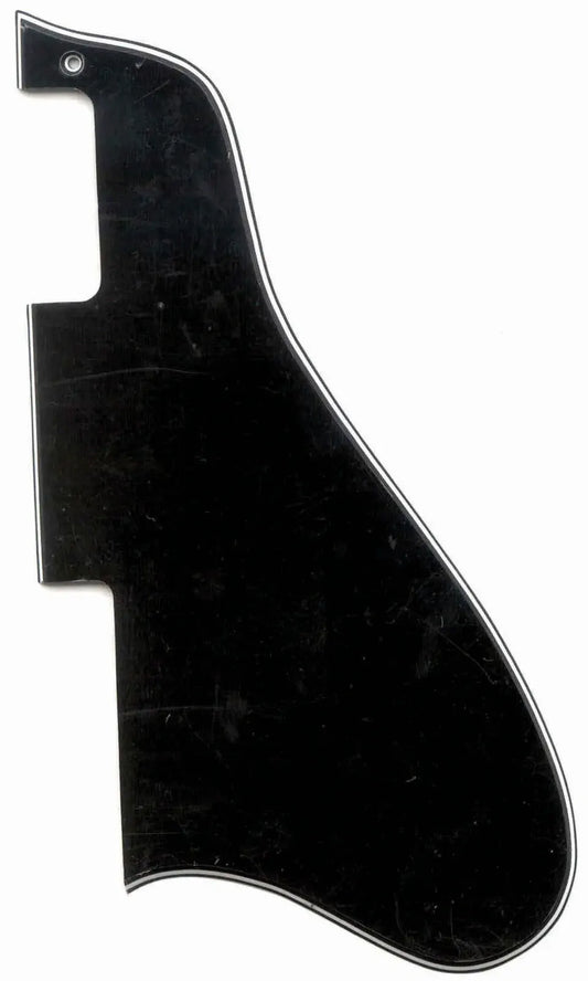 AMS SCRATCHPLATE 335 Style Black/White/Black Pick