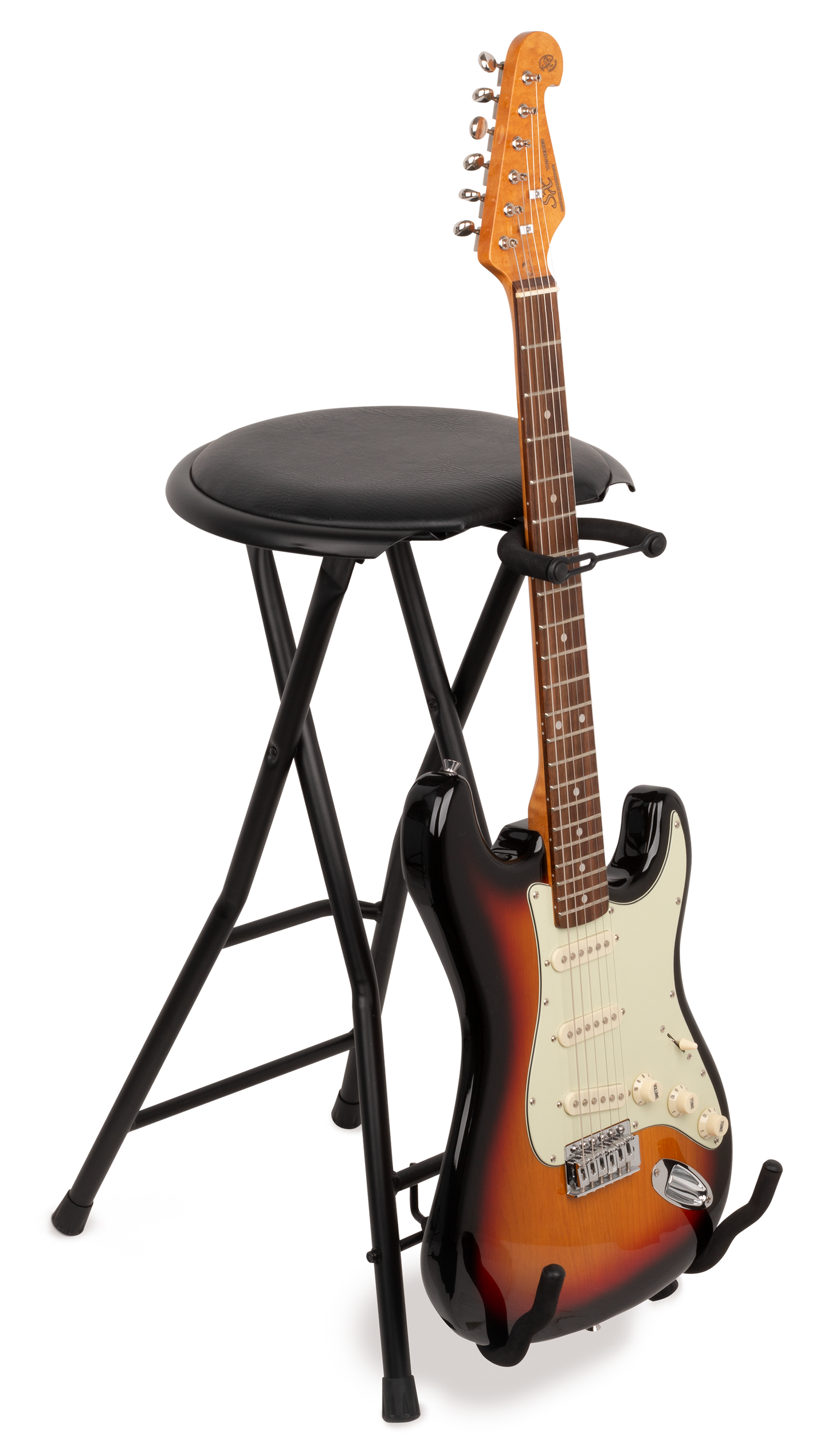 Xtreme GS811 Guitarist Performer Stool with Guitar Stand