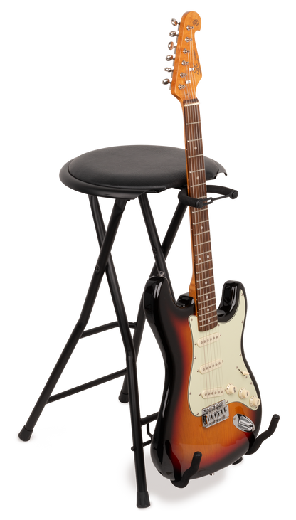 Xtreme GS811 Guitarist Performer Stool with Guitar Stand
