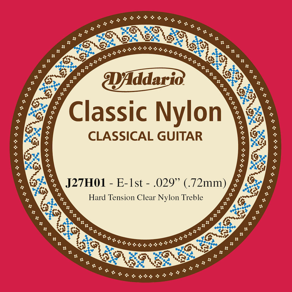 D'Addario J27H01 Student Nylon Classical Guitar Single String Hard Tension First String