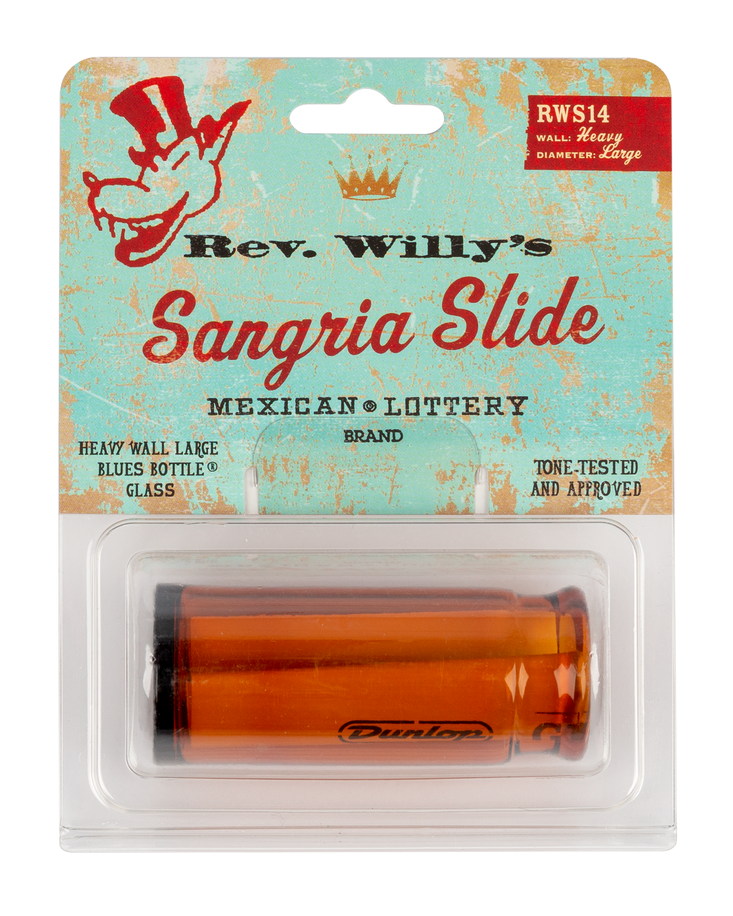 Dunlop JRWS14 Sangria blues bottle slide