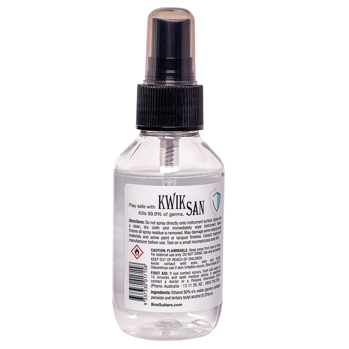 Kwik San KS1 Sanitiser Spray for Musical Instruments