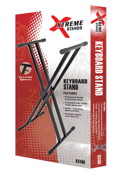 Xtreme KS166 double braced keyboard stand