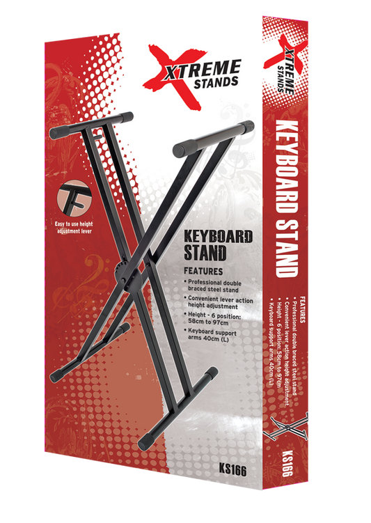 Xtreme KS166 double braced keyboard stand