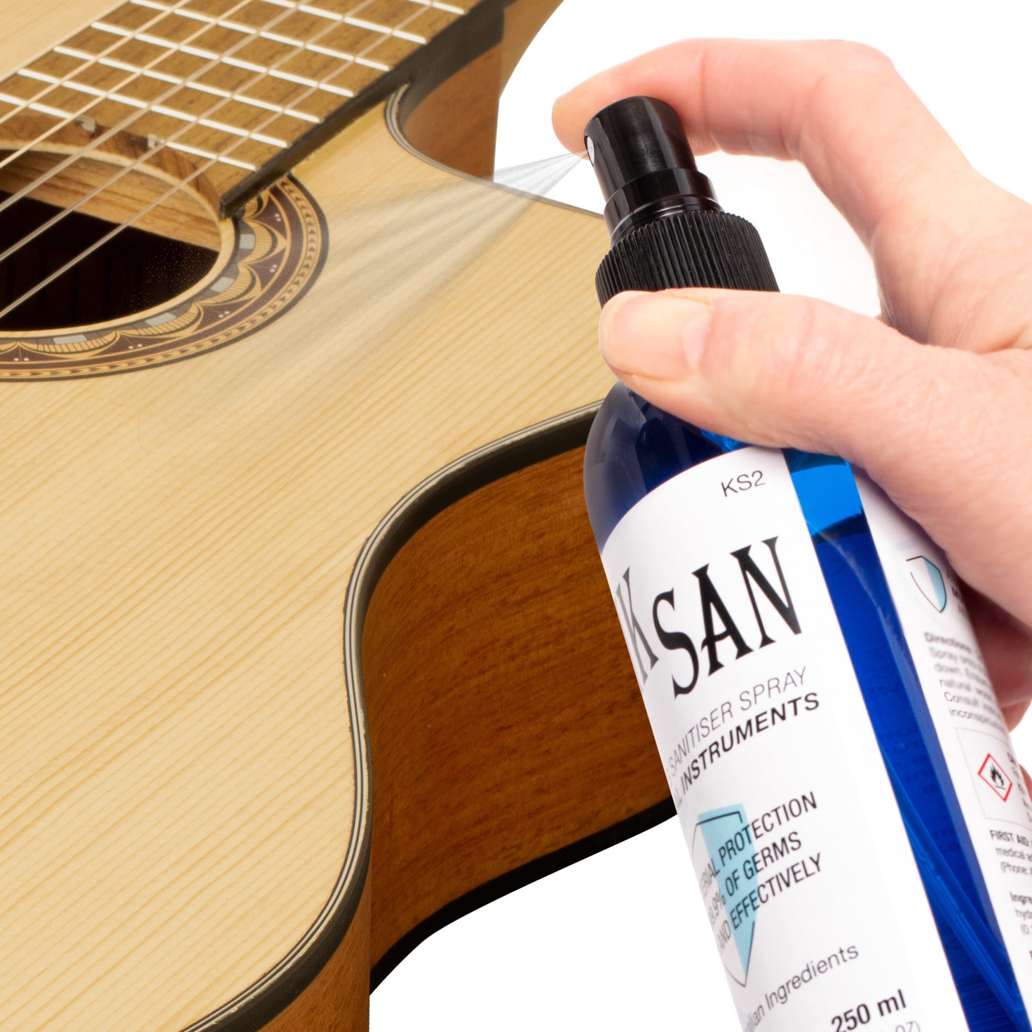 Kwik San KS2 Sanitiser Spray for Musical Instruments