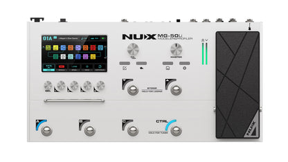 NUX Modeling Multi FX Pedal MG50LI White Finish w/ bag