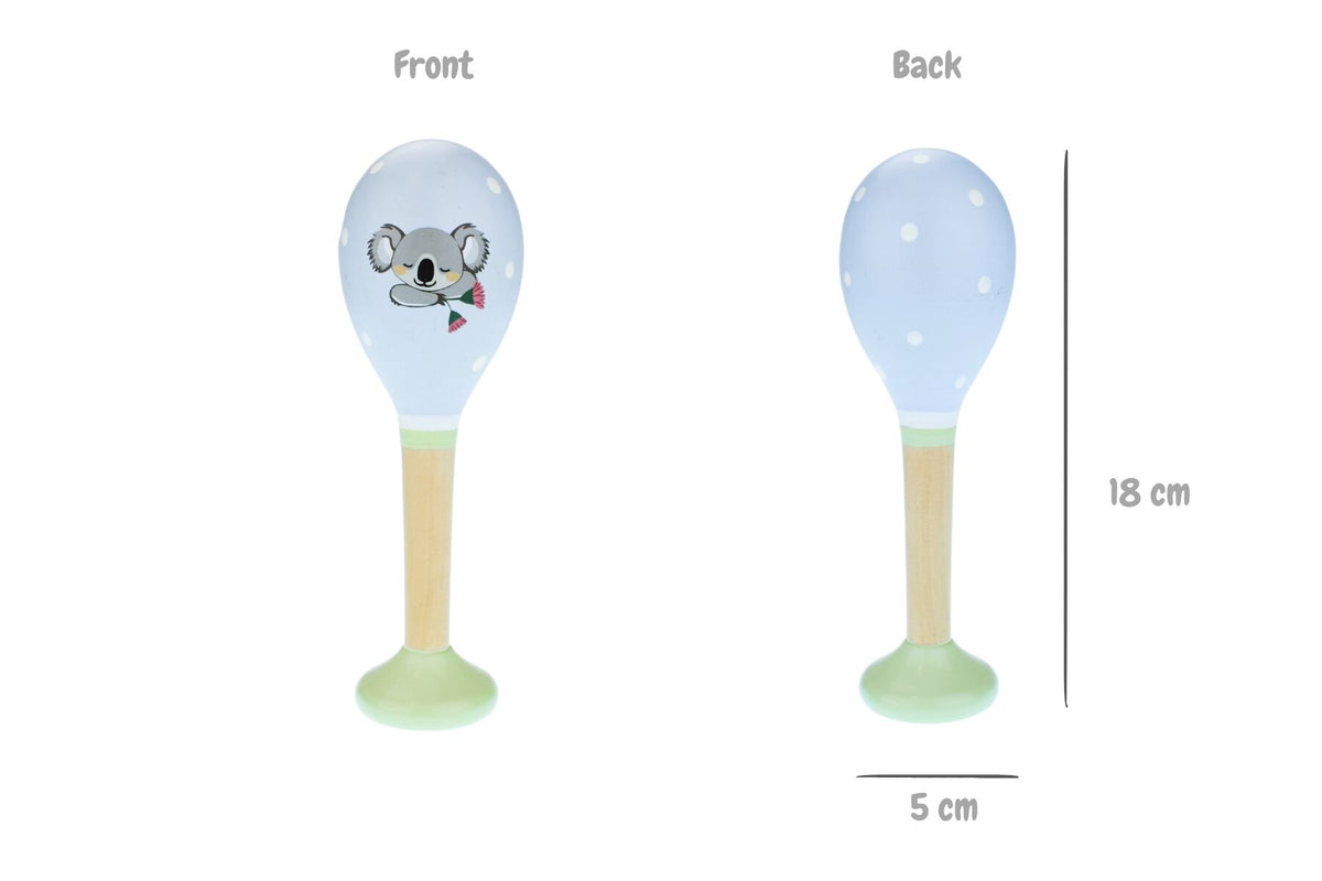 Koala Dream Bush Buddies Australian Animals Maraca and Bell Stick Set