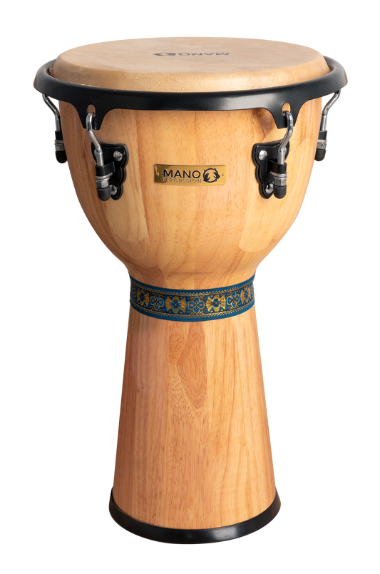 Mano Percussion MP1522NA Pro 12 Inch Wood Shell Djembe