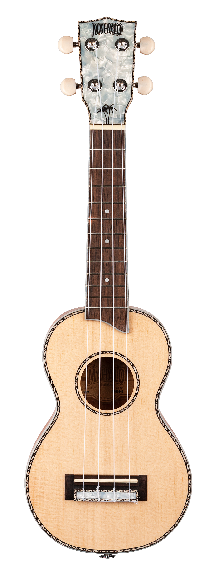 Mahalo MP1 Solid Top Ukulele - Soprano