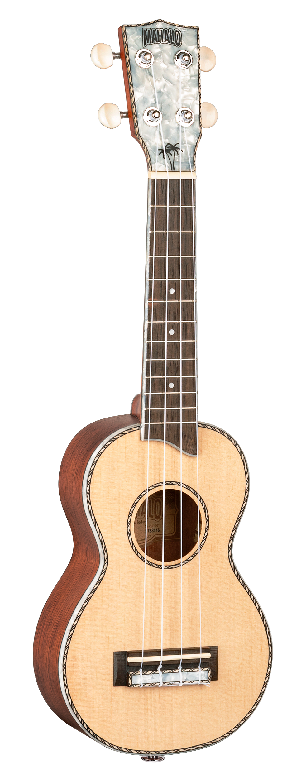 Mahalo MP1 Solid Top Ukulele - Soprano