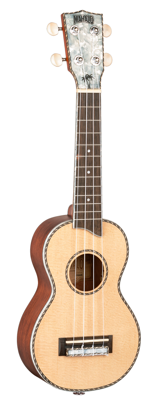 Mahalo MP1 Solid Top Ukulele - Soprano
