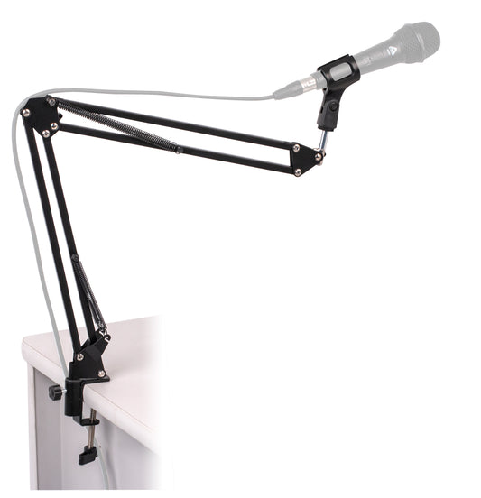 Platinum MPC1BK Suspension boom desk top microphone stand