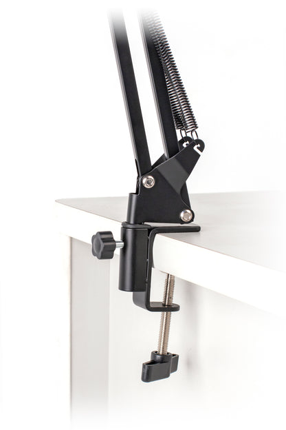 Platinum MPC1BK Suspension boom desk top microphone stand