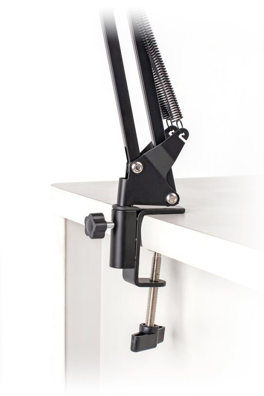 Platinum MPC1BK Suspension boom desk top microphone stand