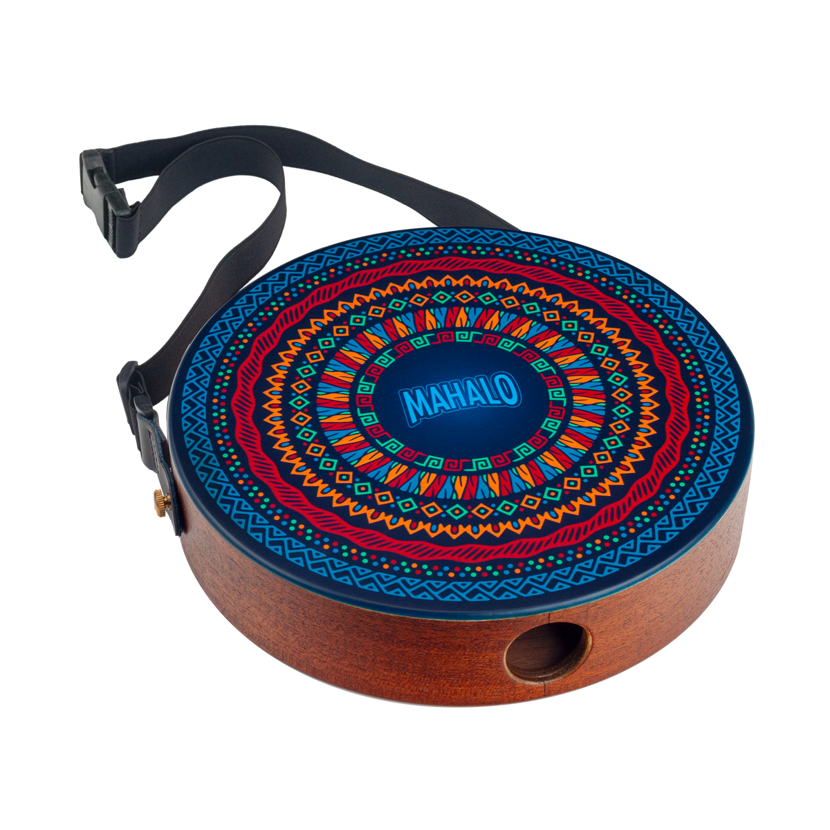 Mahalo Laptop Cajon. Circle design
