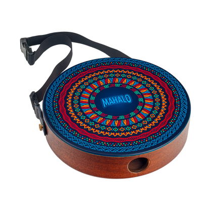 Mahalo Laptop Cajon. Circle design