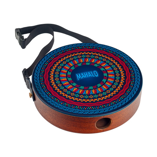 Mahalo Laptop Cajon. Circle design