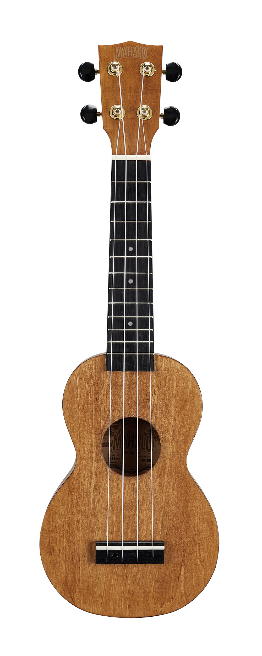 Mahalo MS1TBR Soprano Ukulele. 45mm deep