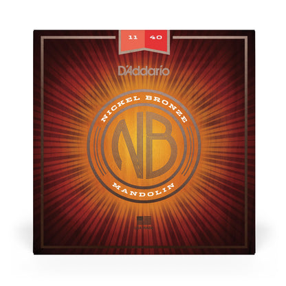 D'Addario NBM1140 Nickel Bronze Mandolin Strings Medium 11-40